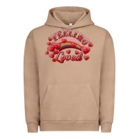 Pigment Burro Feeling Loved Valentine's Day Urban Hoodie - RanaPortraitStore
