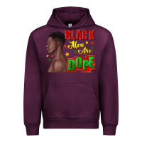 Mauve Wine black men are dope black man Urban Hoodie - texasbilliewilder