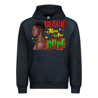 Navy black men are dope black man Urban Hoodie - texasbilliewilder