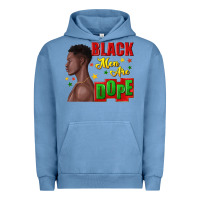 Pigment Pebble Blue black men are dope black man Urban Hoodie - texasbilliewilder