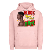 Pigment Salmon black men are dope black man Urban Hoodie - texasbilliewilder
