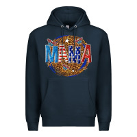 Navy 4th of july mama Premium Hoodie - texasbilliewilder