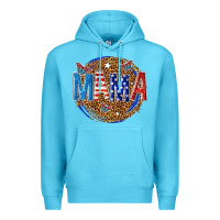 Ocean Blue 4th of july mama Premium Hoodie - texasbilliewilder