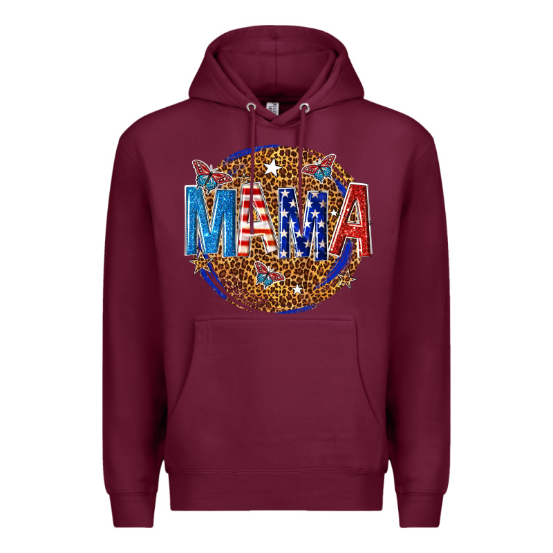 4th Of July Mama Premium Hoodie by texasbilliewilder | Teevron