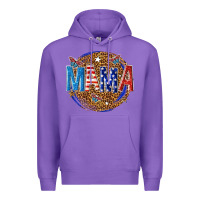 Purple 4th of july mama Premium Hoodie - texasbilliewilder