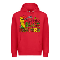Red we are black history Premium Hoodie - Zillion Design Studio