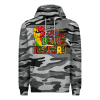 Slate Camo we are black history Premium Hoodie - Zillion Design Studio