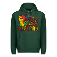 Sports Green we are black history Premium Hoodie - Zillion Design Studio