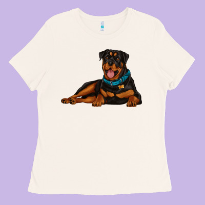 Rottweiler Ladies Tee Designed By Artiststas