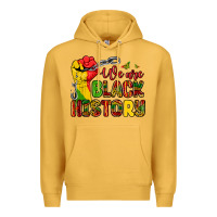 Mustard we are black history Premium Hoodie - Zillion Design Studio
