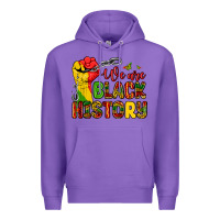 Purple we are black history Premium Hoodie - Zillion Design Studio