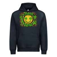 Navy Feeling Lucky Urban Hoodie - RanaPortraitStore