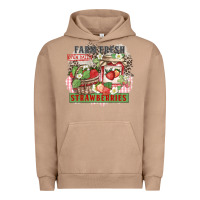 Pigment Burro farm fresh strawberries Urban Hoodie - Zillion Design Studio