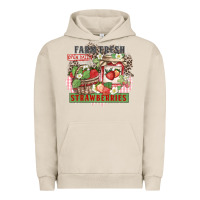 Pigment French Oak farm fresh strawberries Urban Hoodie - Zillion Design Studio