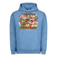 Pigment Pebble Blue farm fresh strawberries Urban Hoodie - Zillion Design Studio