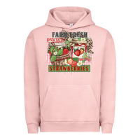 Pigment Salmon farm fresh strawberries Urban Hoodie - Zillion Design Studio