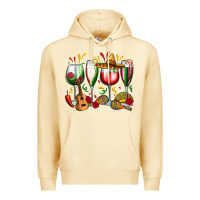 Pina Colada mexico wine glasses Premium Hoodie - Zillion Design Studio