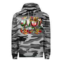 Slate Camo mexico wine glasses Premium Hoodie - Zillion Design Studio