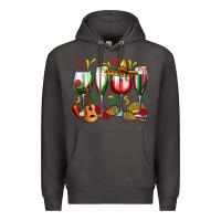 Smoke mexico wine glasses Premium Hoodie - Zillion Design Studio