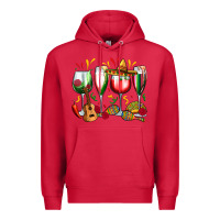 Cardinal mexico wine glasses Premium Hoodie - Zillion Design Studio