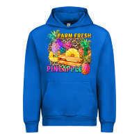 Cobalt farm fresh pineapple Urban Hoodie - Zillion Design Studio