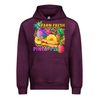 Mauve Wine farm fresh pineapple Urban Hoodie - Zillion Design Studio