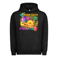 Pigment Black farm fresh pineapple Urban Hoodie - Zillion Design Studio