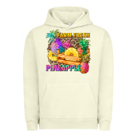 Pigment Pistachio farm fresh pineapple Urban Hoodie - Zillion Design Studio