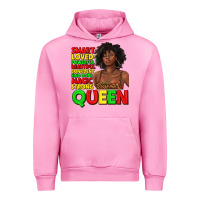Fuchsia Pink black queen quotes juneteenth Urban Hoodie - texasbilliewilder
