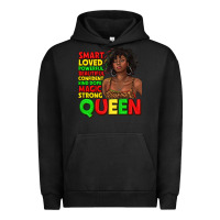 Pigment Black black queen quotes juneteenth Urban Hoodie - texasbilliewilder