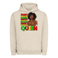 Pigment French Oak black queen quotes juneteenth Urban Hoodie - texasbilliewilder