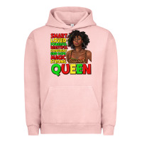 Pigment Salmon black queen quotes juneteenth Urban Hoodie - texasbilliewilder