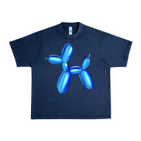Navy Blue Dog Balloon Urban Heavy Tee - Artiststas
