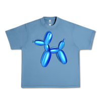 Pebble Blue Blue Dog Balloon Urban Heavy Tee - Artiststas