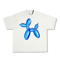 Pistachio Blue Dog Balloon Urban Heavy Tee - Artiststas