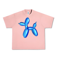 Salmon Blue Dog Balloon Urban Heavy Tee - Artiststas