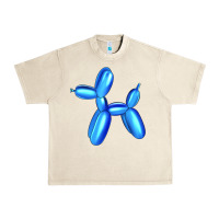 Sandshell Blue Dog Balloon Urban Heavy Tee - Artiststas