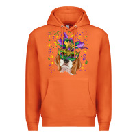 Carrot mardi gras  mask beagle Premium Hoodie - RanaPortraitStore