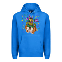True Royal mardi gras  mask beagle Premium Hoodie - RanaPortraitStore