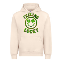 Sandshell feeling lucky with leopard Urban Hoodie - RanaPortraitStore