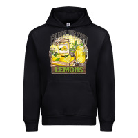 Black farm fresh lemons Urban Hoodie - Zillion Design Studio