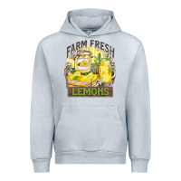 Heather Grey farm fresh lemons Urban Hoodie - Zillion Design Studio