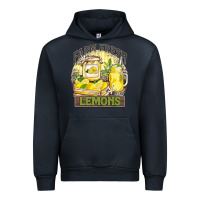Navy farm fresh lemons Urban Hoodie - Zillion Design Studio