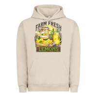 Pigment French Oak farm fresh lemons Urban Hoodie - Zillion Design Studio