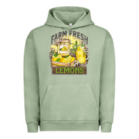 Pigment Oil Green farm fresh lemons Urban Hoodie - Zillion Design Studio