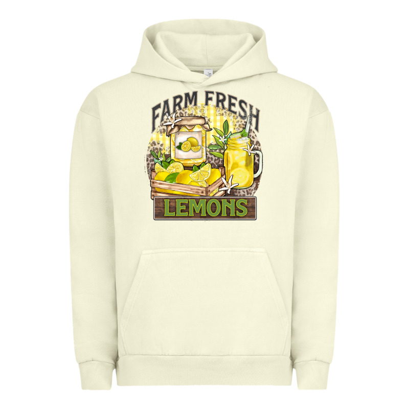 Farm Fresh Lemons Urban Hoodie by Zillion Design Studio | Teevron
