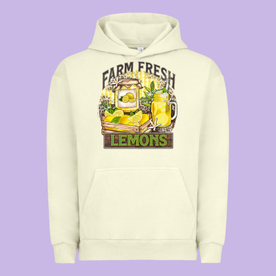 Farm Fresh Lemons Urban Hoodie Designed By Zillion Design Studio