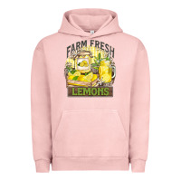 Pigment Salmon farm fresh lemons Urban Hoodie - Zillion Design Studio