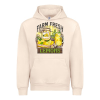 Sandshell farm fresh lemons Urban Hoodie - Zillion Design Studio