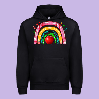 School Rainbow Urban Hoodie Designed By Zillion Design Studio